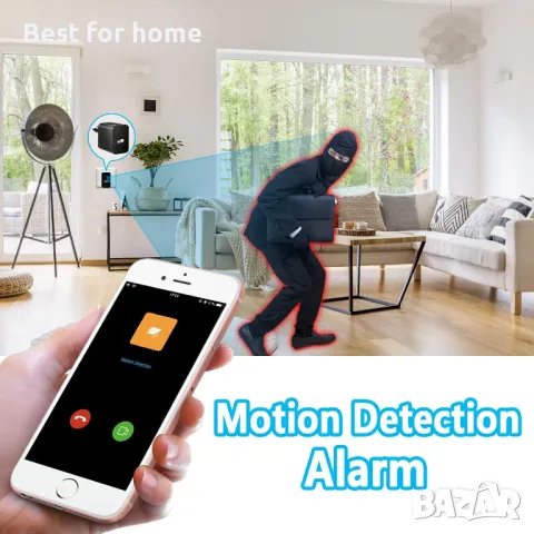 Скрита камера в зарядно с WiFi директно наблюдение и запис от Igzyz Spy Camera WiFi, снимка 3 - Камери - 49603472