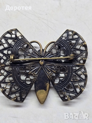 Стара брошка, снимка 2 - Антикварни и старинни предмети - 52024107