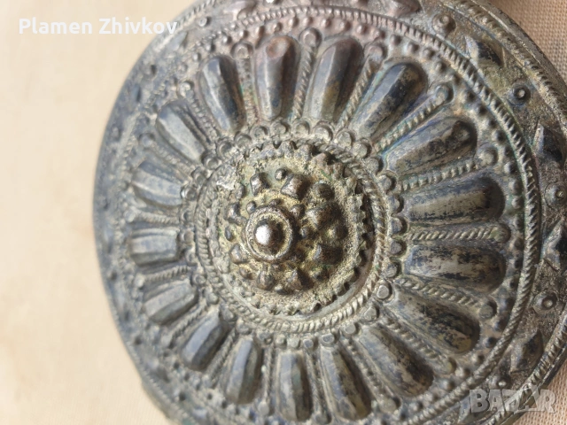 стара българска пафта с прекрасна патина и живамна позлата , снимка 12 - Колекции - 53005478