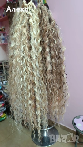 Синтетични опашки термоустойчиви до 180 градуса, снимка 13 - Аксесоари за коса - 53117521