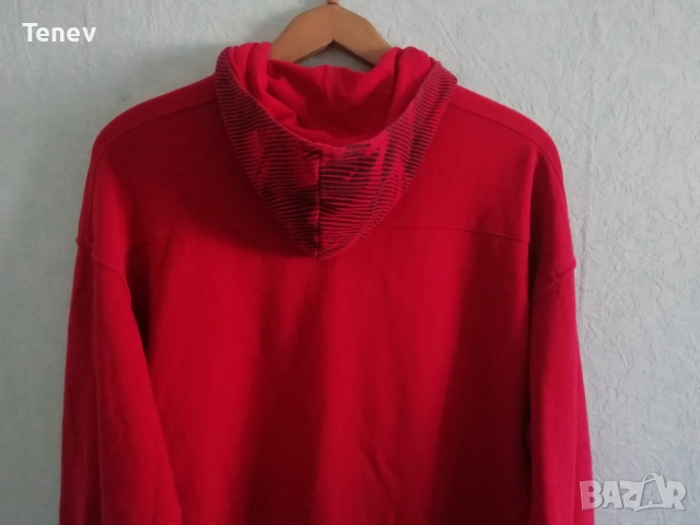 AC Milan Puma оригинално мъжко горнище с качулка суичър Милан XL/2XL памучно , снимка 3 - Спортни дрехи, екипи - 48816928