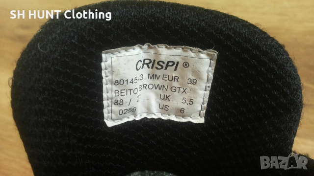 CRISPI BEITO BROWN GORE-TEX Leather Boots размер EUR 39 обувки водонепромокаеми - 2398, снимка 18 - Дамски боти - 53887776