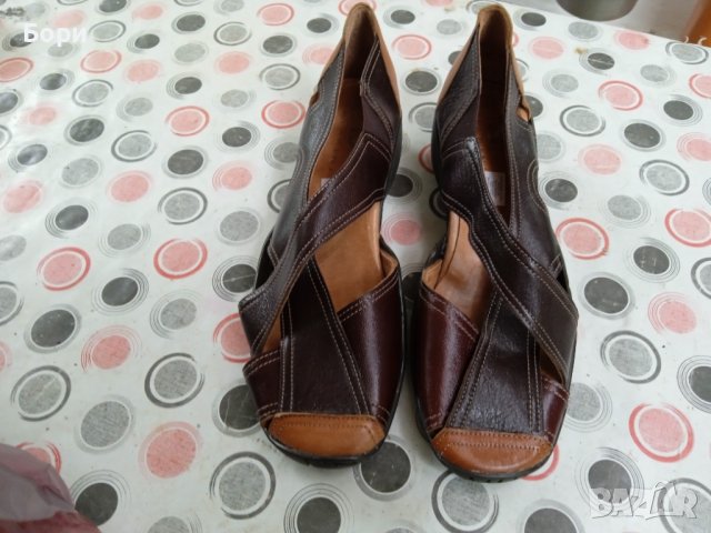 Дамски обувки естествена кожа, снимка 1 - Дамски ежедневни обувки - 38188163