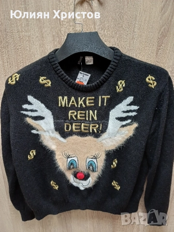 Коледни блузи, снимка 4 - Блузи с дълъг ръкав и пуловери - 52332441