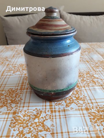 Керамични съдове - гърненца, захарнички, делвичка, съд за подправки, снимка 5 - Сервизи - 29674796