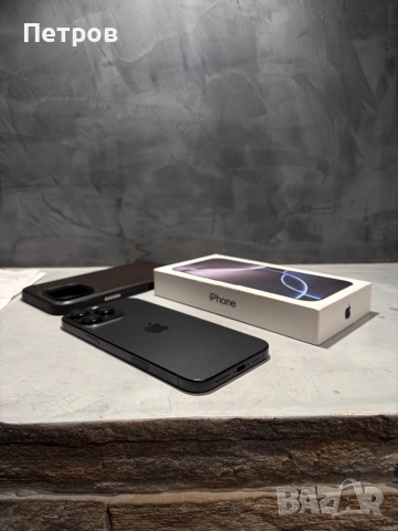 КАТО ЧИСТО НОВ Iphone 16 Pro Max Black, 100% батерия, снимка 5 - Apple iPhone - 54227201