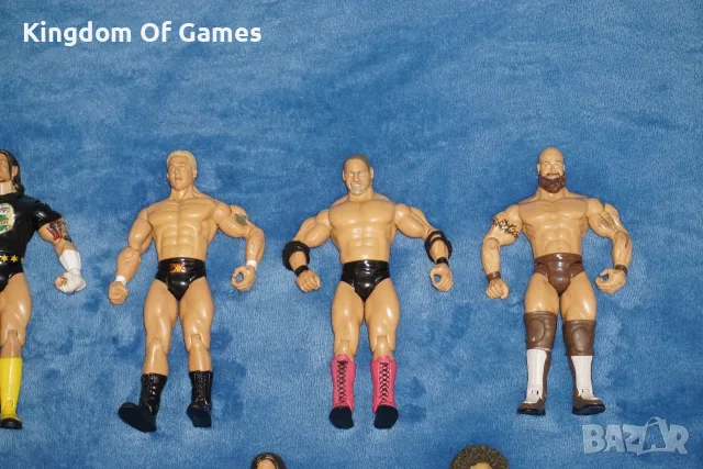 Кеч Фигури със ЗАБЕЛЕЖКИ Rusev/Edge/CM Punk/Val Venis/The Miz/Lana/Bobby Fish/Paul London/Triple H, снимка 3 - Колекции - 54320732