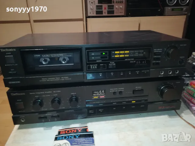 TECHNICS AMPLIFIER+TECHNICS DECK-MADE IN JAPAN 2705250742, снимка 5 - Ресийвъри, усилватели, смесителни пултове - 50439201
