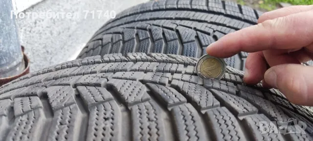 4 зимни гуми Hankook 215/60/16  99H dot19, снимка 2 - Гуми и джанти - 49814015