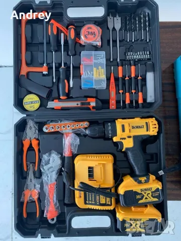 ударен винтоверт с инструменти 24/36V