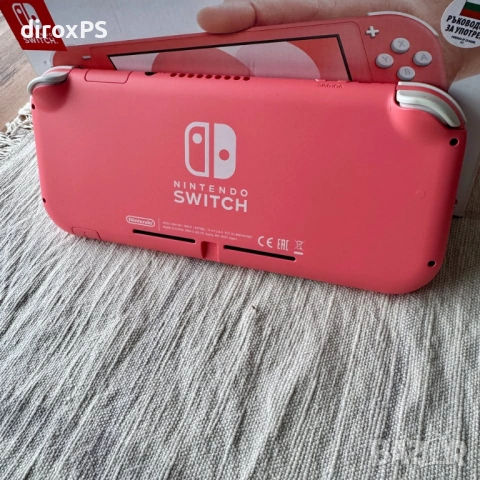 Nintendo Switch Lite с чип - 128GB и игри, снимка 3 - Nintendo конзоли - 54208921