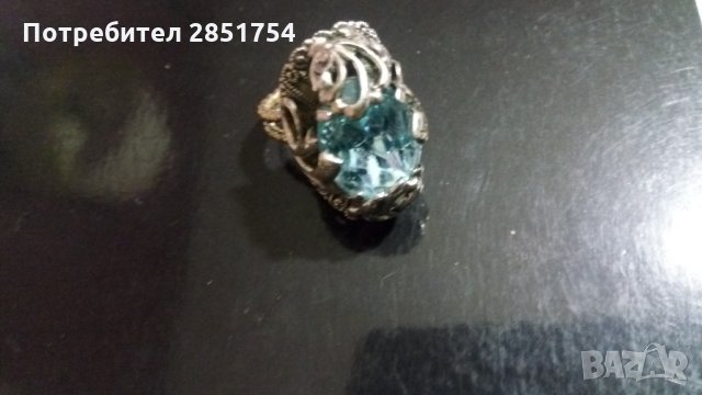 Старинен посребрен пръстен с опал , снимка 8 - Антикварни и старинни предмети - 31473843