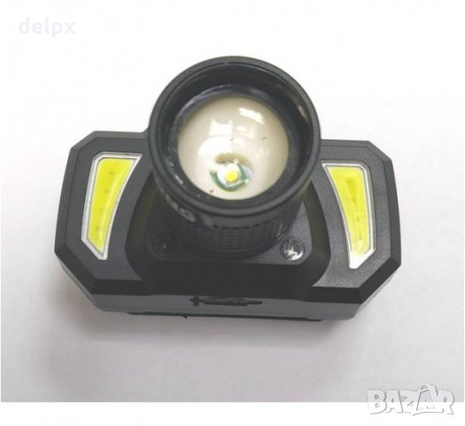 LED фенер BAILONG, влагоустойчив за глава, акумулаторни батериия 18650, 10W, снимка 3 - Къмпинг осветление - 31596072