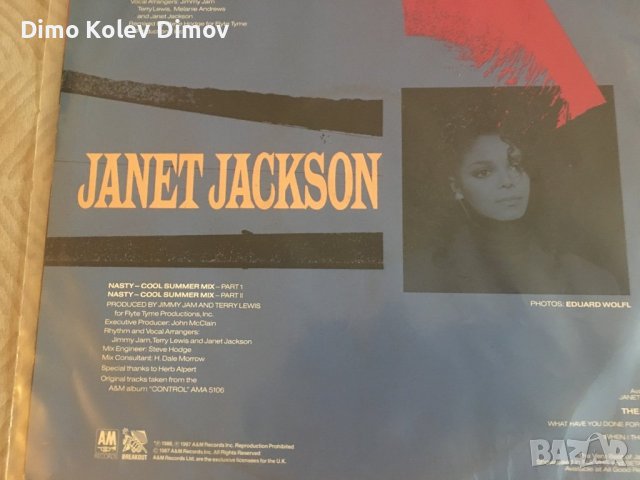 Janet Jackson колекция плочи 12”, снимка 3 - Грамофонни плочи - 37275769