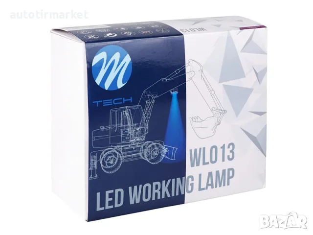 LED Халоген M – tech Work Light тип кубче с 16 диода, снимка 3 - Аксесоари и консумативи - 56053744