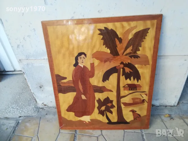 КАРТИНА ДЪРВО-ЕСТЕСТВЕН ФУРНИР 50Х42СМ 2710240702, снимка 7 - Други ценни предмети - 47731833