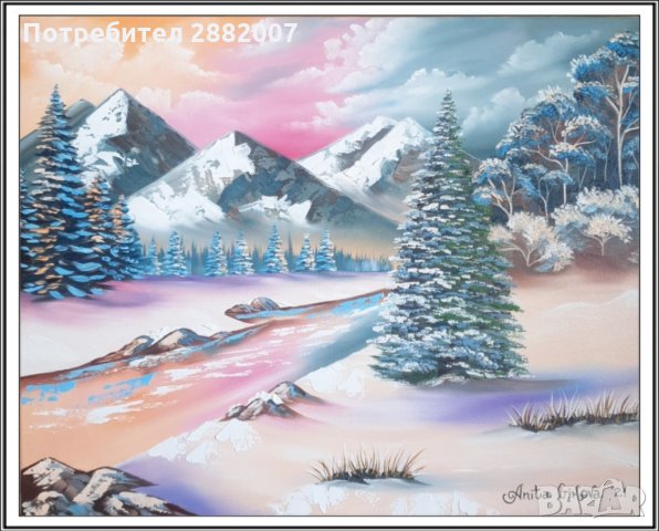 Маслена живопис, платно с подрамка 