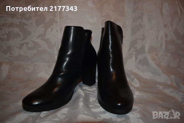 Черни Дамски Зимни Боти на Ток Обувки Артикул №042, снимка 3 - Дамски боти - 30869303