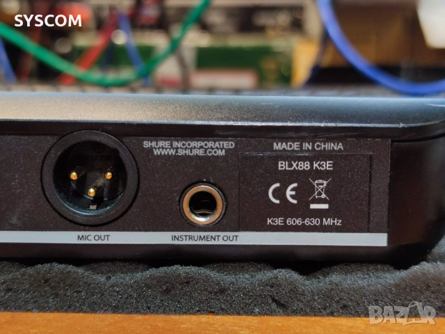 Shure blx88 микрофонен приемник, снимка 4 - Микрофони - 52058255