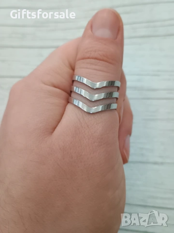 Висококачествен стоманен пръстен., снимка 4 - Пръстени - 53886382
