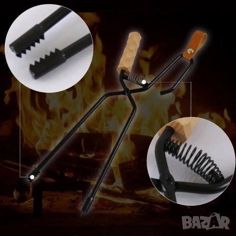 Метални щипки за къмпинг Fire Tongs, снимка 6 - Други стоки за дома - 52073886