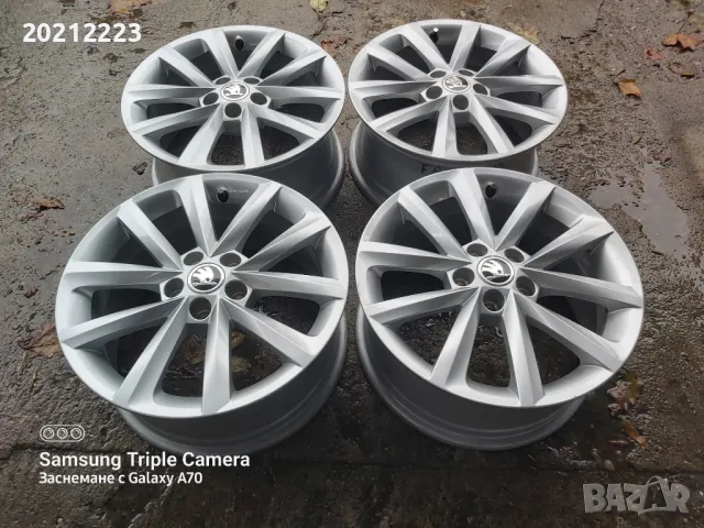 4 броя алуминиеви джанти за Skoda Fabia 16, снимка 2 - Гуми и джанти - 47925424