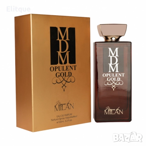 Парфюмна вода за мъже MDM Opulent Gold Eau de parfum 100ml, снимка 7 - Мъжки парфюми - 52854084