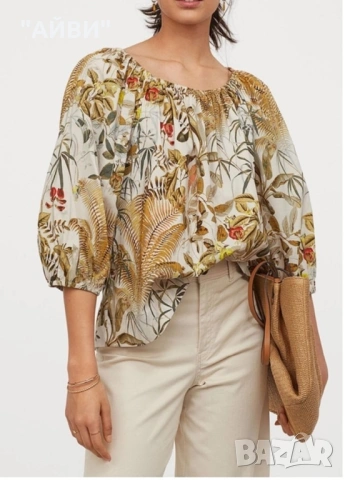 Дамски панталон KAFFE и риза H&M, снимка 12 - Панталони - 54046169