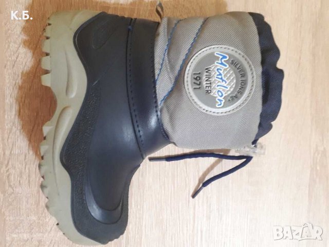 Топли бебешки апрески/ботуши MUFLON с естествена вълна, снимка 7 - Бебешки боти и ботуши - 38489083