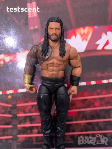 Екшън фигура WWE Roman Reigns Роман Рейнс ELITE SERIES Bloodline mattel figure елит, снимка 9 - Колекции - 48829963