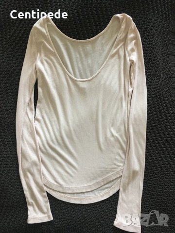 Рипсена блуза H&M, снимка 4 - Блузи с дълъг ръкав и пуловери - 30780967