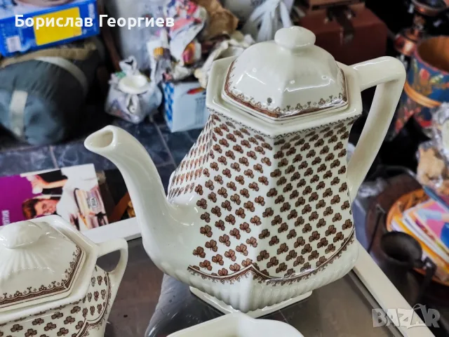 Порцеланов сервиза чаши и чинии Англия Adams, снимка 9 - Сервизи - 49919884