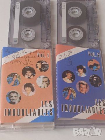 Комплект от две касети с Френска Музика - Joe Dassin, Mireille Mathieu, Michel Sardou и др.