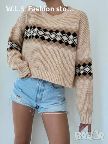 Дамски пуловер, снимка 1 - Блузи с дълъг ръкав и пуловери - 42894699