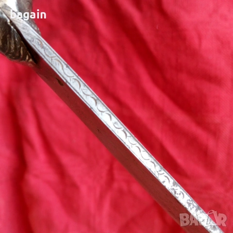 Османски ятаган. нож. Крит., снимка 6 - Антикварни и старинни предмети - 53147428