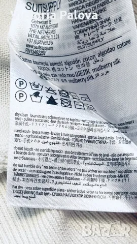 Блуза лукс SUITSUPPLY памук и коприна унисекс, снимка 10 - Блузи - 50359603