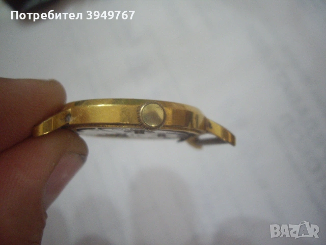 Стар мъжки позлатен часовник., снимка 3 - Мъжки - 53951793