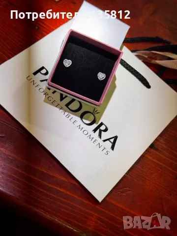 Обеци Пандора Pandora , снимка 8 - Обеци - 49882633