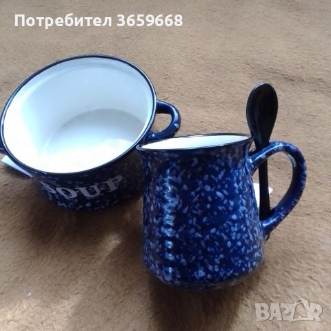 Комплект купичка за супа и чаша за кафе,НОВИ, снимка 3 - Чаши - 40216948