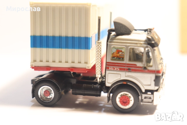 HERPA 1:87 H0 МERCEDES КОНТЕЙНЕР КАМИОН МОДЕЛ, снимка 5 - Колекции - 52434485