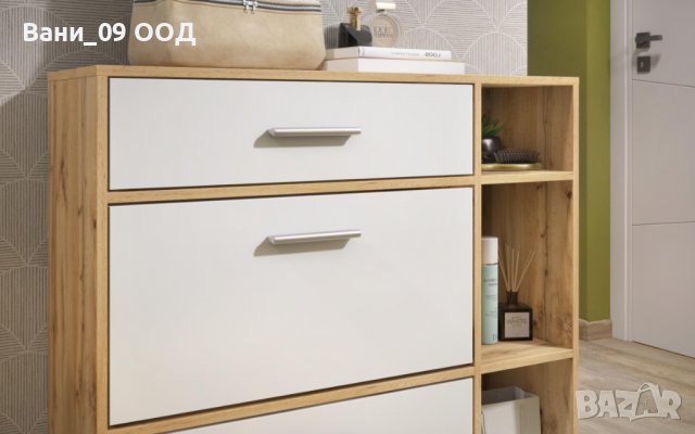 Шкаф за обувки с ниши за принадлежности, снимка 2 - Шкафове - 35255543