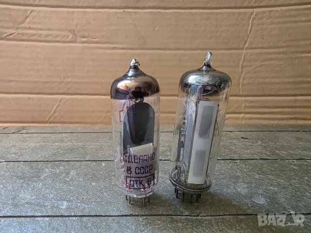 Радиолампи 6E1П,TELEFUNKEN EM84. , снимка 2 - Ресийвъри, усилватели, смесителни пултове - 56363055