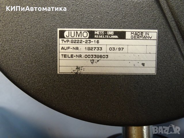 термометър капилярен JUMO 8222-23-16 contact dail thermometer ф160mm, 0/+300°C, снимка 8 - Резервни части за машини - 35228773