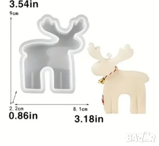 Молд елен два размера , снимка 3 - Форми - 47359908