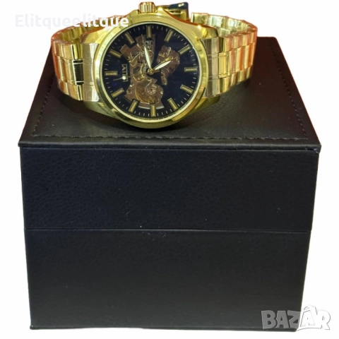 Луксозен златен часовник LEIYI - с прецизен циферблат