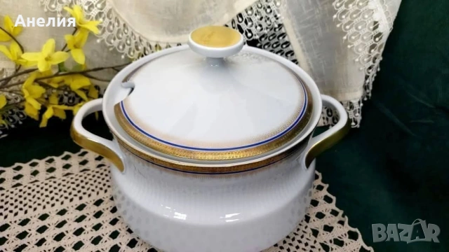 Mitterteich Bavaria кобалт и злато много неща , снимка 18 - Чинии - 54240164