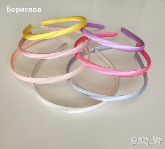 Сатенени диадеми 1см, изкуство, декорация, крафт материали, снимка 14 - Други - 31641441