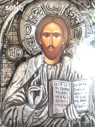 Прекрасна Икона- "Христос Пантократор", снимка 4 - Икони - 52121539