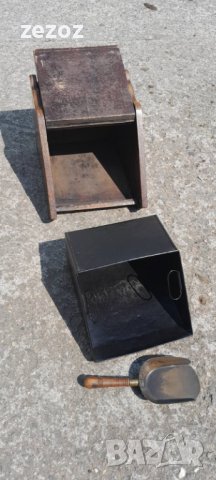 Кутия-антикварна за въглища, снимка 8 - Антикварни и старинни предмети - 40467094