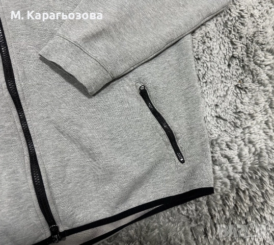 Мъжко Nike Tech Fleece Full-Zip Hoodie, Размер XL, снимка 6 - Спортни дрехи, екипи - 52552288